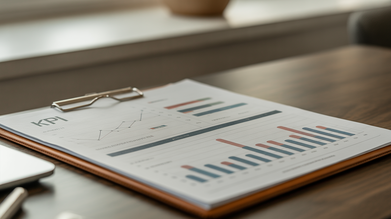 Business scorecard and KPI dashboard